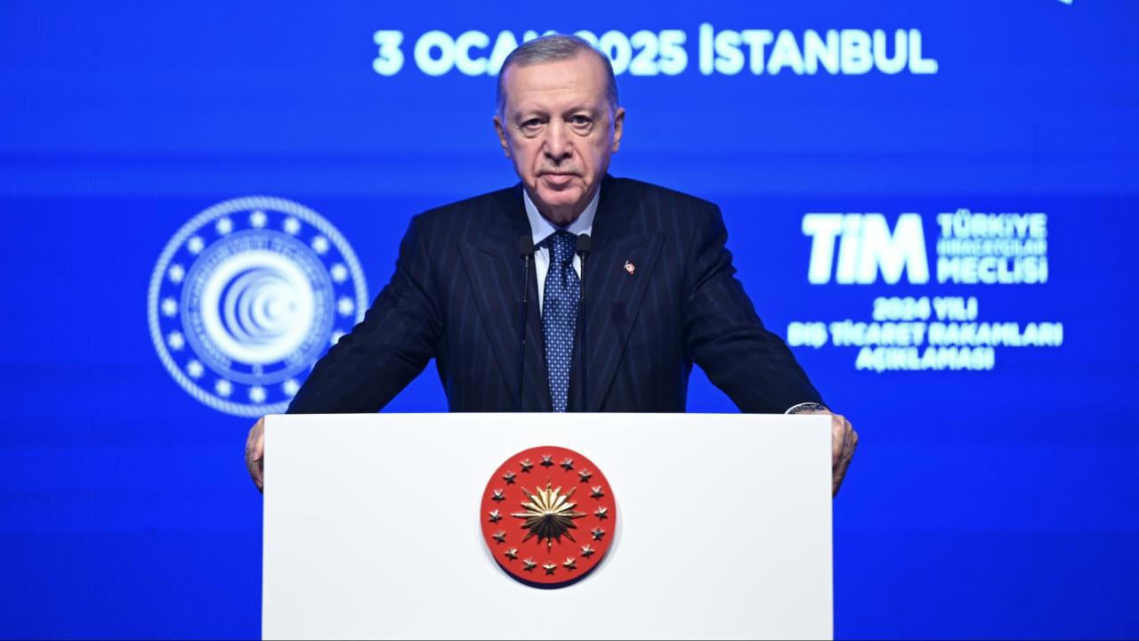 Cumhurbaşkanı Erdoğan: 2024'te Türkiye'nin ihracatı rekor seviyeye ulaştı