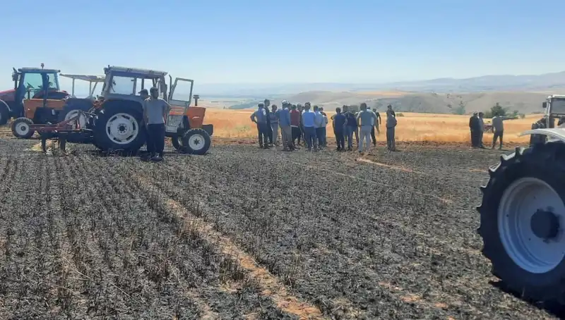 Yozgat’ta 100 Dönüm Tarım Arazisi Alevlere Teslim Oldu!