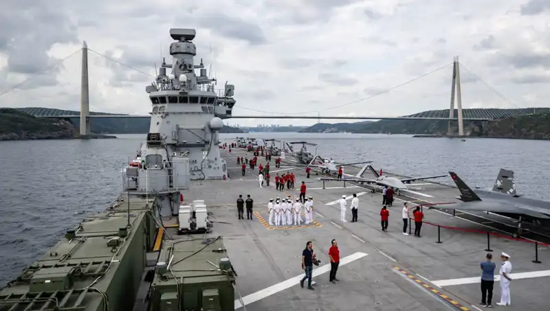 TCG Anadolu Donanmasını Güçlendirmek İçin Sarayburnu'ndan Ayrıldı