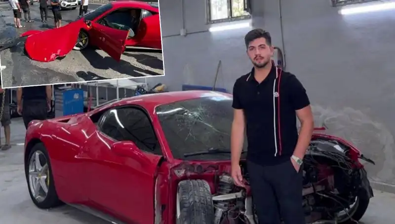 Hurdaya Dönen 15 Milyonluk Ferrari'nin Trajedisi: Sahibi Duygularını Paylaştı