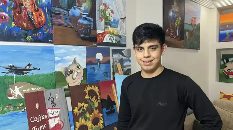 Otizmli Genç Ressam Okan’ın Hayallerine Engelleri Aşarak Ulaşma Serüveni