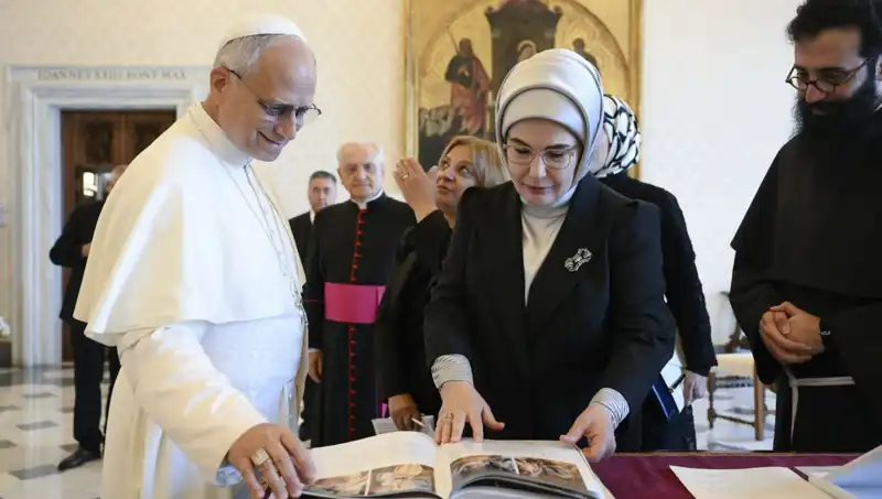 Emine Erdoğan ve Papa Leo: Gazze İçin Tarihi Buluşma